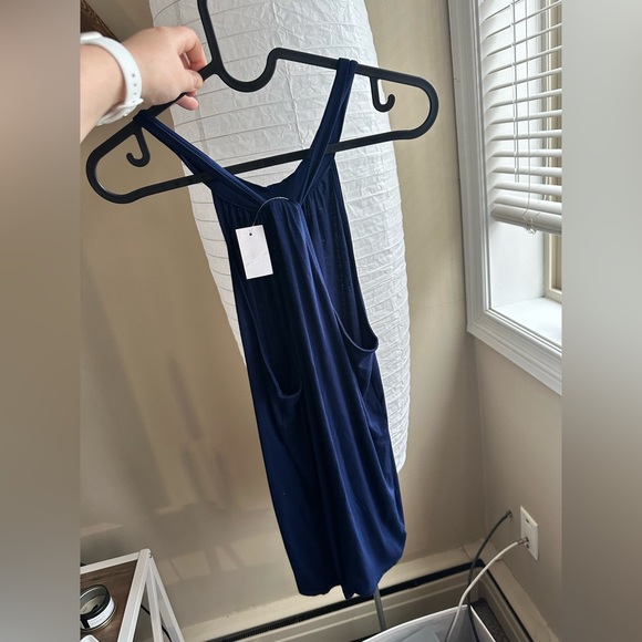 NWT Nordstrom Loft Outlet Blue Tank Top Blouse - Picture 2 of 6